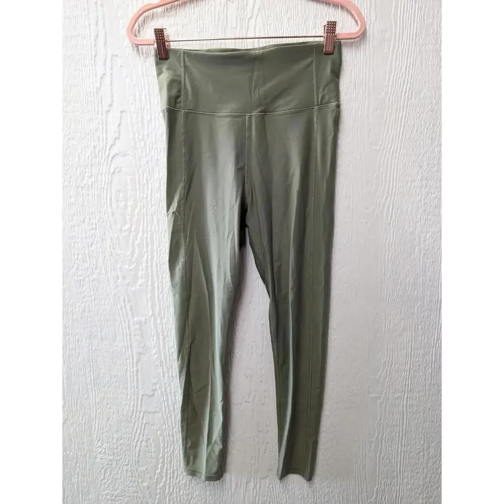 Sweaty Betty Green 7/8 Length Leggings Athletic Athleisure Women's Size Small - Picture 1 of 4